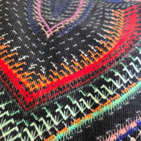 ETCETERA Multicolor Corduroy Mini Skirt Size 10 Artsy Rainbow Boho Indie - Picture 3 of 11